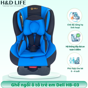 Ghế ngồi ô tô trẻ em Deli HB03