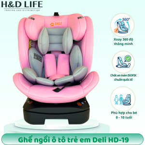 Ghế ngồi ô tô trẻ em Deli HD19